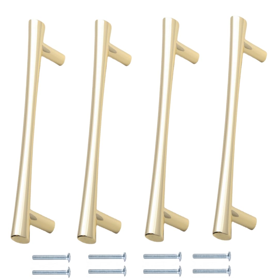 NLQCSXWEP Zinc Alloy Cabinet Bow Handle, Zinc Alloy Furniture Handles Pack of 4 Multicolor 96-160mm(128mmk Gold)