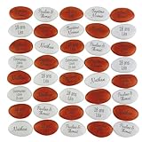 Dragées chocolat personnalisées avec votre texte 400g - Plus de 20 coloris au choix - pas cher - environ 150 dragées 71% de cacao - Fabrication artisanale en France (Variation terracotta)