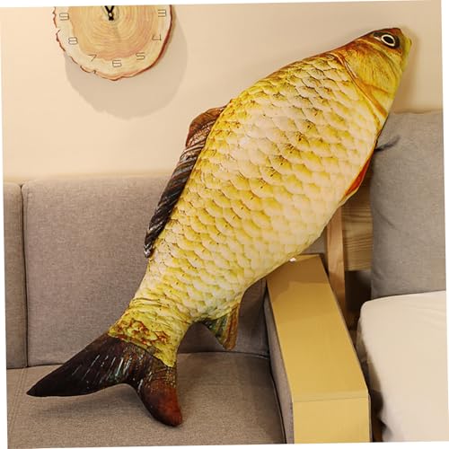 Simulation poisson en peluche 3D moelleuse, oreiller de corps souple - 2