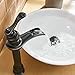 BWE Vessel Sink Faucet Oil Rubbed Bronze Bathroom Faucet with Pop Up Drain Assembly and Supply Hose Single-Handle Single Hole Tall Bathroom Faucet Vanity Lavatory Mixer Tap Tall Body