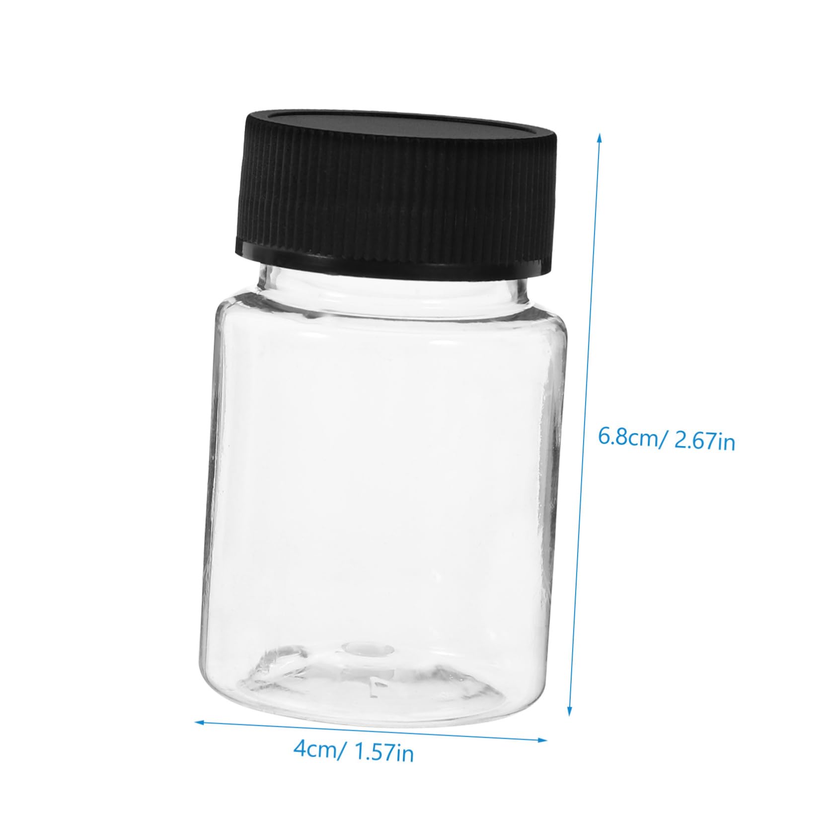 60stücke Transparente Sampling-flaschen Mit Breiter Öffnung Und Schraubverschluss Für Probenentnahme Und Sichtbarkeit Von Inhalten