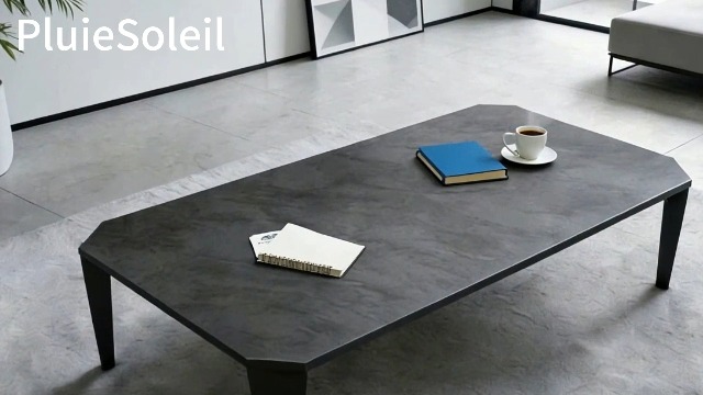 Amazon.co.jp: PluieSoleil ローテーブル 幅120cm×奥行60cm 折りたたみ