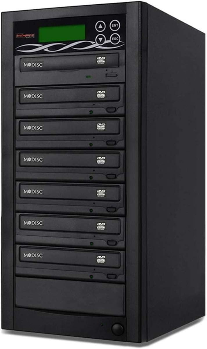 BestDuplicator BD-LG-6T 6 Target 24x SATA DVD Duplicator with Built-in LG Burner (1 to 6)