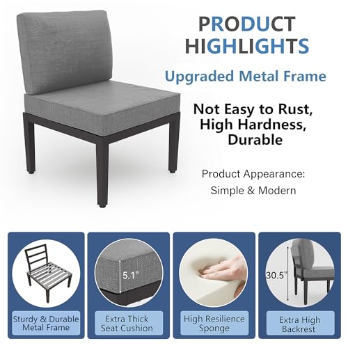 Alaulm8piecesmetalpatiofurnituresetwithpropanefirepittablemodernoutdoorfurniturew55000btufirepitpatiosectionalsofasw51spongecushionsforpatiobackyardpoolsidegrey Urban Country Home Decor Alaulm 8 pieces metal patio furniture set with propane fire pit table modern outdoor furniture w55000 btu fire pit patio sectional sofas w51 sponge cushions for patio backyard poolside grey urban country home decor