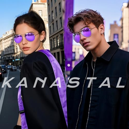 KANASTAL Military Style Sunglasses Men Women Metal Aviation Sun Glasses Polarized UV400 Oversized Shades Holloween Cosplay2