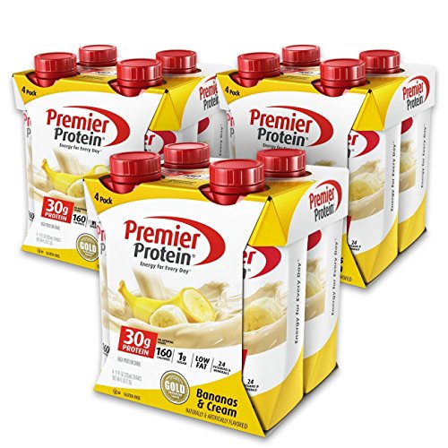 Image of Premier Protein iiEjNj 30g Protein Shake, 11 fl oz Bottle, Banana 12 Count (2 Pack)