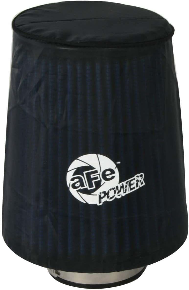 aFe Power Prefilter Filter Wrap - 5" Base, 4.75" Top, 7" Tall, #28-10083, Black