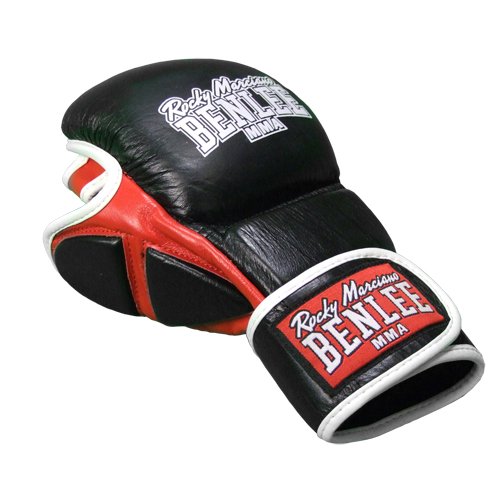 BENLEE Rocky MarcianoStriker Leather MMA Sparring Glove-Black