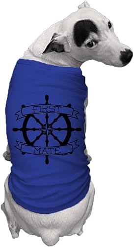 Miniatura 2 de First Mate - Camisa para perro (azul rey, L)