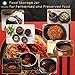 BALWOO Earthenware Onggi Korean Traditional Clay Jar Ceramic Canister/Handmade Food Sauce Storage Container for Tea, Coffee Bean, Salt/Breathing Clay Pot Kimchi Fermentation Crock (No.3(H11cm))