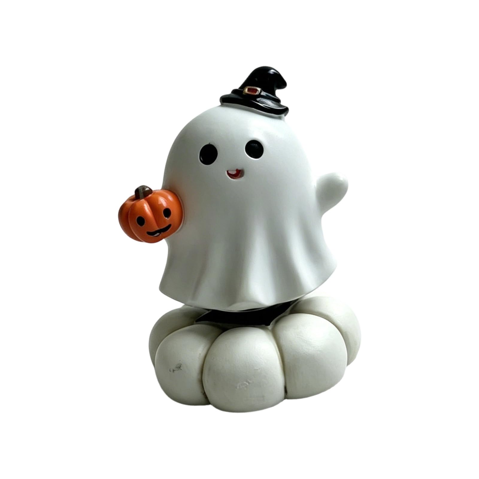 Limtula E Resin Halloween Shelf Accent Rotating Figurin Toy With Playful Cartoon Look And Round Bas For Desk Windowsill Display Halloween Resin Figurin Desk Accent Tabletop Ornament Shelf Display Room Bas