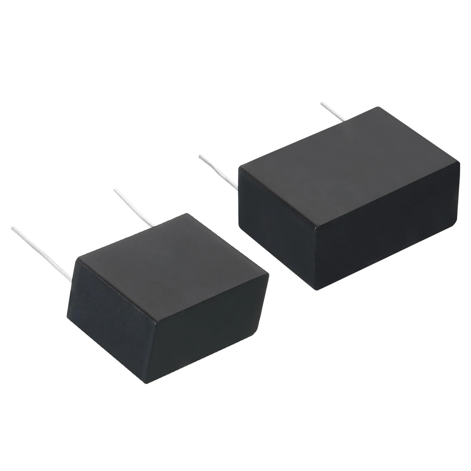 Condensador de ventilador de techo CBB61, 2/5 Uds., 1uF-28uF, 450V CA 50/60HZ con 2 pines for Motor de ventilador de aire acondicionado, condensadores de funcionamiento en estrella(2Pcs 10uF)