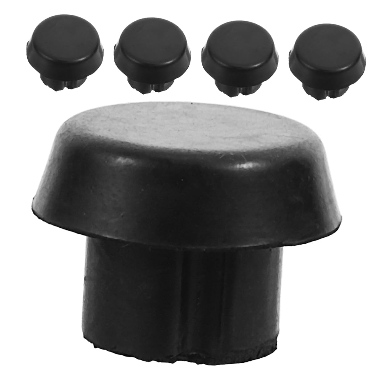 BESPORTBLE Professional Billiards Cue Accessories Set 5pc Pool Cue Tip Cover Snooker Cue End Plugs Billiard Cue Bottom Protectors Pool Cue Stick Accessories