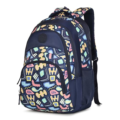 Image of BEAUTY GIRLS BY HOTSHOT FLORAL 1594|SCHOOL BAG|TUTION BAG|COLLEGE BACKPACK|LARGE SIZE|WATER RESISTANT|19 INCH|FOR GIRLS & WOMEN|36 LITERS BACKPACK