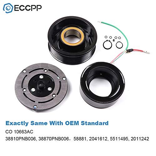 Image of ECCPP AC Clutch 2002-2006 for Honda CR-V 2.4L AC Compressor Clutch Assembly