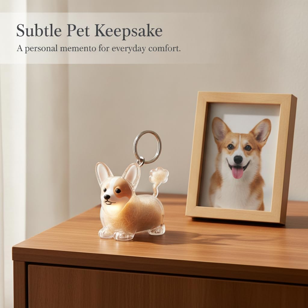 Pet Hair Storage Keychain, Dustproof, style to 4 image 3