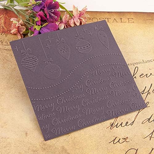 Christmas Pendant DIY Plastic Embossing Folders for DIY Scrapbooking Paper Craft/Card Making Decoration Supplies