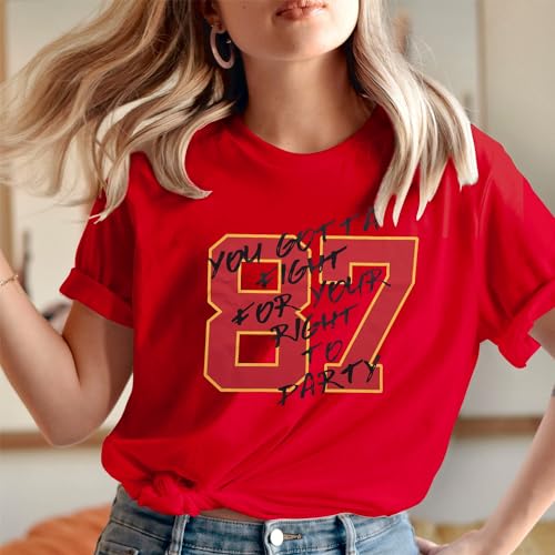 Football Shirt for Women Game Day T-Shirt Sunday Funday Shirt Funny Football Season Short Sleeve Tops2