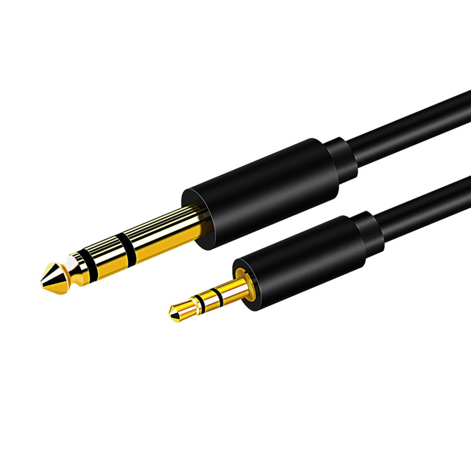 kabel audio do gitary Kabel Adaptera 3.5mm Do 6.35mm Do Wzmacniacza Miksującego Pozłacany Kabel Audio 3.5 Jack Do 6.5 Jack Męski Na Męski (Color : 5m)