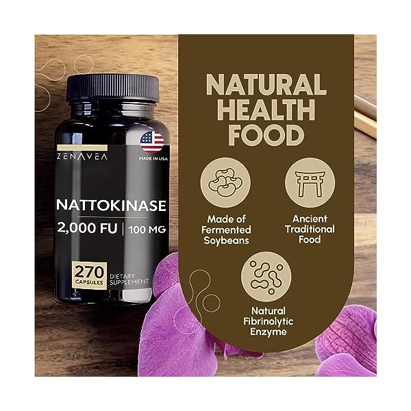 Nitric Oxide Booster 4 In 1, L-Citrulline, Nattokinase, CoQ10 & Vitamin - Foto 3