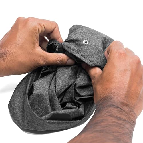 Peak Design Shoe Pouch, Sage, Ultralight Travel Organizer Bag for Shoes or Other Items, Weatherproof Shell, Packs into Itself, Fits 1–2 Pairs of Shoes, Works with Peak Design Travel Bags - Image 5