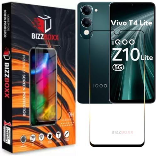 Image of Compatible With Vivo T4 Lite 5G | iQOO Z10 Lite 5G Matte Tempered Glass Screen Protector Guard - HD Clarity, Anti-Fingerprint Screen Guard (6.74 inch)|With Installation Kit - Pack of 1