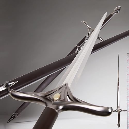 Mitología medieval Elfo Galadriel Cosplay Espada de metal de Galadriel Espada de Metal de Galadriel Accesorios de Arma de Tamaño Completo