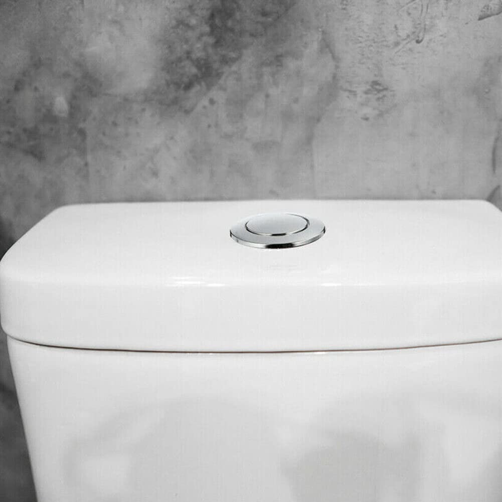 SPORTARC Pulsante di scarico WC, 38 mm, pulsante singolo per sciacquone, pulsante per serbatoio dell'acqua