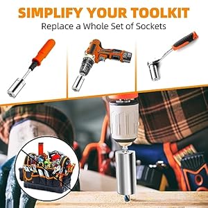 Superuniversalsockettoolsgiftsformensfathersdaydadgiftsfromdaughterssonkidswifeuniversalsocketpowerdrilladapter79mmcooltoolsgadgetsformenbirthdaygiftsforwomenmen1 Urban Country Home Decor Super universal socket tools gifts for mens fathers day dad gifts from daughters son kids wife universal socket power drill adapter 7 9mm cool tools gadgets for men birthday gifts for women men 1 urban country home decor