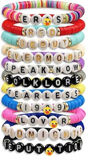 HONGKEIE Fearless Bracelet Album Inspired Bracelet for Perfect Gifts (11PCS) (11PCS)
