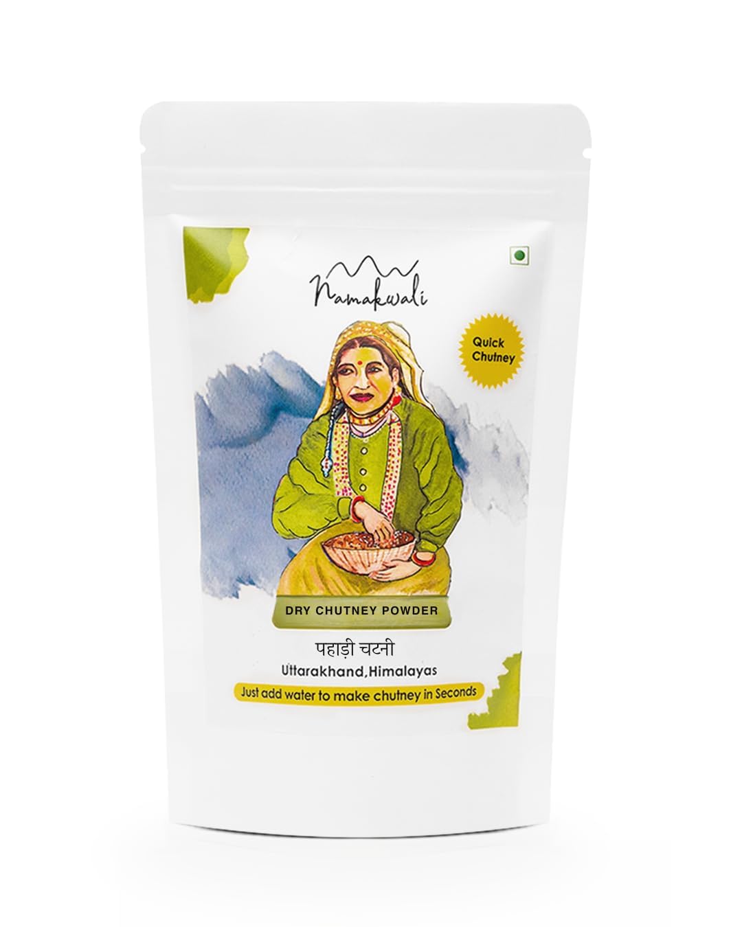 Namakwali Pahadi Chutney Powder | Just Add Water, Instant Chutney mix | Authentic Himalayan Taste | 100% Organic & Natural | No Preservatives | Dry Chutney Mix | Shark Tank India Product (200 grams)-image-34