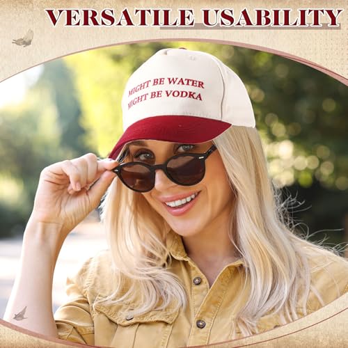 Image of JaGely Two Tone Western Cowboy /Cowgirl Trucker Hat for Women Men Gift Vintage Embroidered Country Baseball Cap