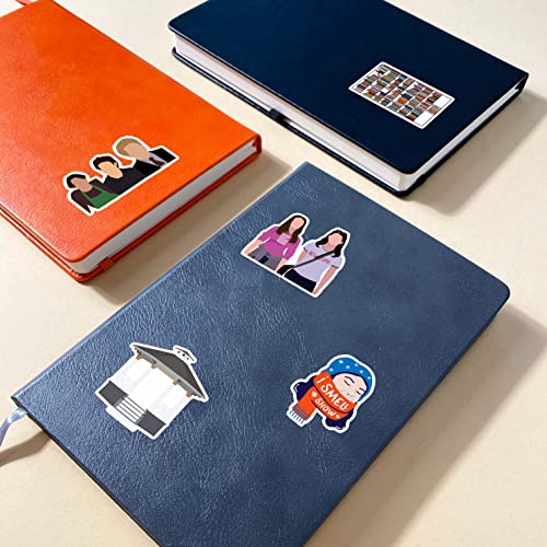 Image of CodersParadise 57-Pack Gilmore Girls Aesthetic Vinyl Stickers | Waterproof & Durable Self-Adhesive Stickers for Laptop, Journal, Diary, Scrapbook, Guitar & Mobile - Residue-Free, 5.1 x 7.6 cm