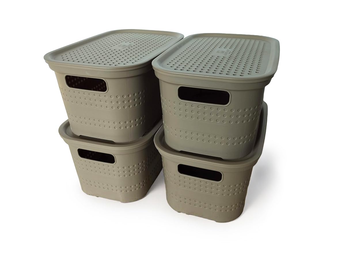 Boîte de rangement multi-usages avec couvercle Ecoplast pour trier et organiser