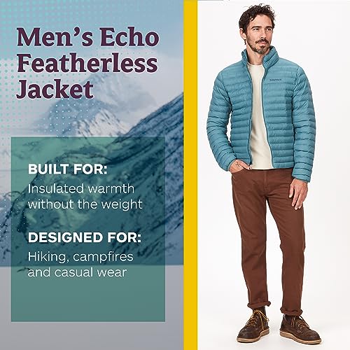 Image of MARMOT Men's Echo Featherless Jacket - Lightweight Down Alternative Puffer Coat