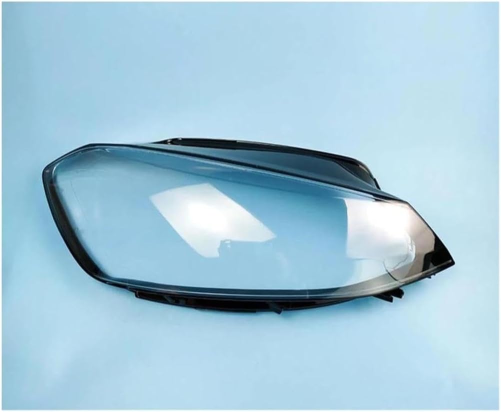 Headlight Cover Replacement for VW for Golf 7.5 2018-2020 Car Headlight Cover Headlamp Shell Lens Clear(Pair)