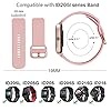 Issinlky Veryfitpro ID 205L band, 19mm band Silicone band for GRV FC1 IDW 15 ID205S ID205G ID215G ID216 GRVID205L YM205L Uwatch3 Ufit GT BV205L TE021 SW020 SW021 SW023 Smartwatch #3