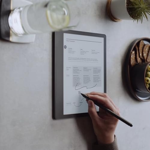 Bild 6 - Kindle Scribe (2022) - 16 GB – der erste Kindle, der auch ein digitales Notizbuch ist – mit Paperwhite-Bildschirm (10,2 Zoll, 300 ppi) und Standard-Eingabestift. Mit Notizbuchzusammenfassung.