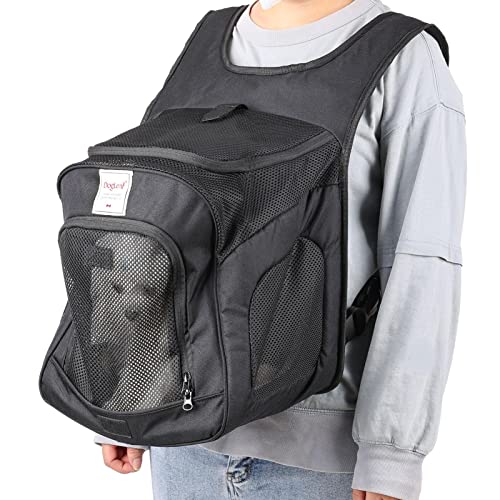 Mochila para animais de estimação,Portador de Mochila Respirável Ajustável para Cão de Estimação | B