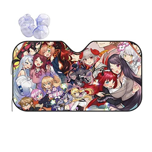 Amazon | にじさんじ 車用 サンシェード 簡単着脱 吸盤 車 遮光 遮熱