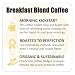 Charleston Coffee Roasters | Specialty Organic Ground Coffee | Hand Picked, Premium Slow Roast (Breakfast Blend, Medium Roast) 28oz