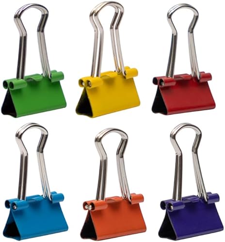 Miniatura 9 de Broches aprietapapeles JAM Paper, Rojo