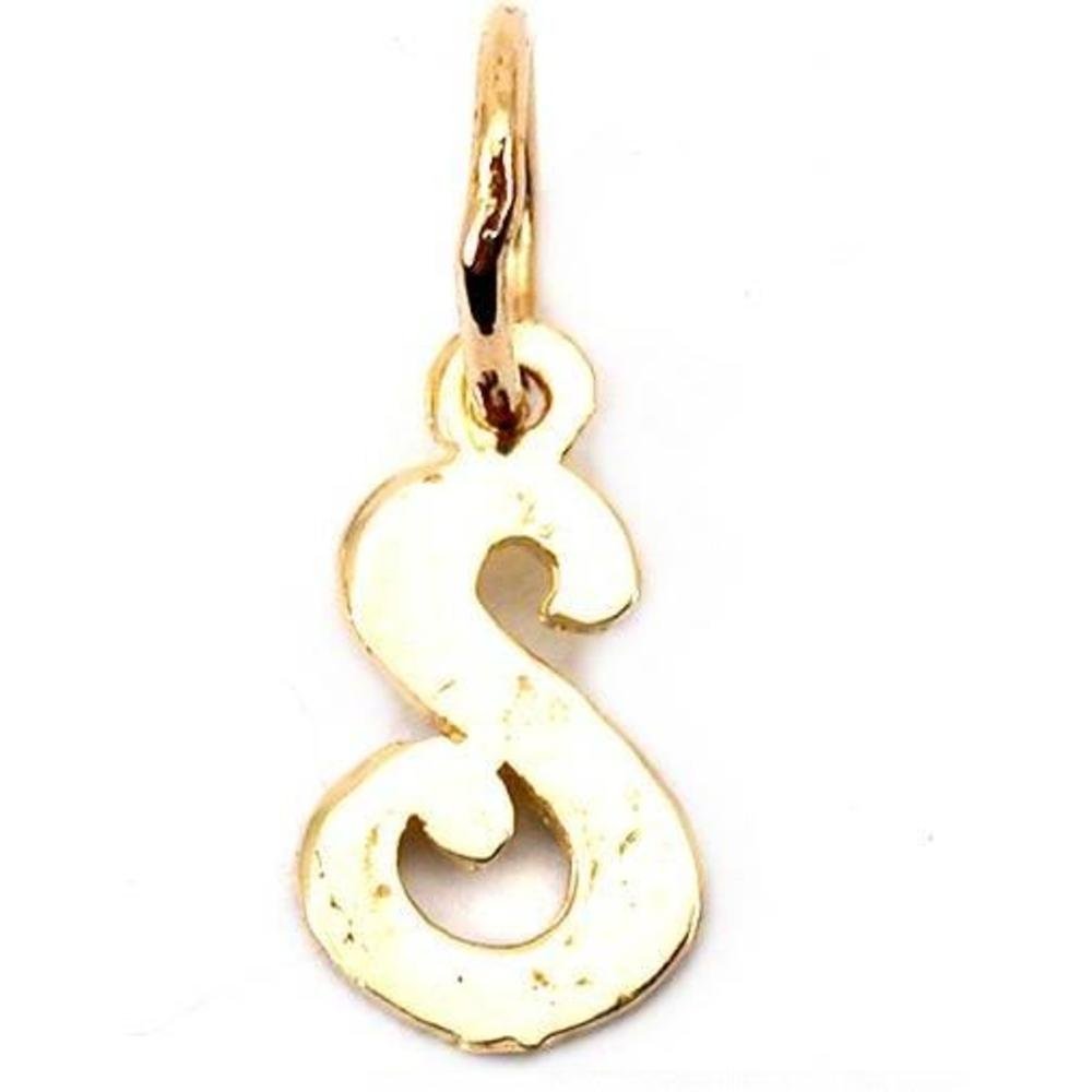 GD 14K Gelbgold 585 Buchstabe J Charm Anhänger - Schweiz