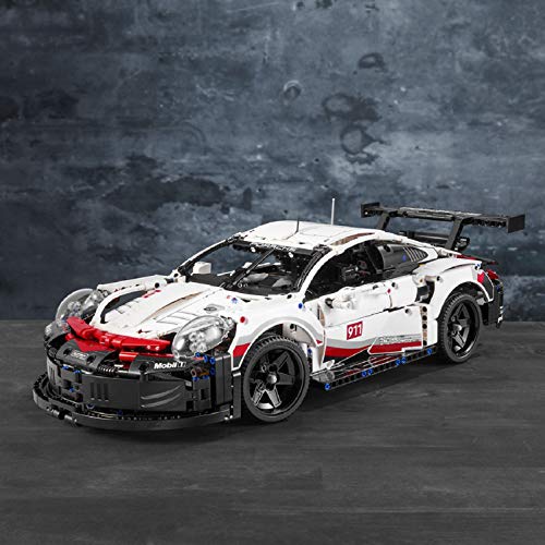 LEGO Technic Porsche 911 RSR Maqueta de Coche de Carreras para Coleccionista, Vehículo de Juguete de Construcción para Niños y Niñas de 10 Años o Más 42096