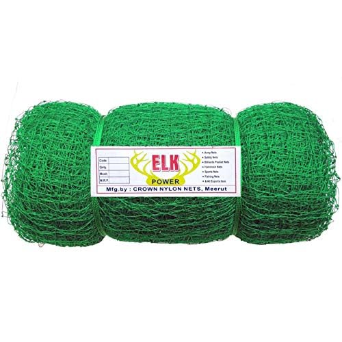 Elk Power GRN-15X50 Nylon Cricket Net – 15x50 Foot Green Training & Practice Net – Durable Outdoor Net for Batting, Bowling & Coaching Sessions-image-38