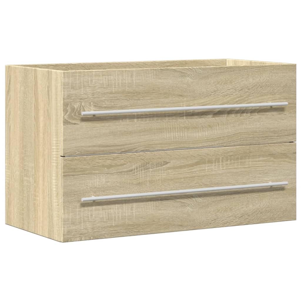 ShGaxin Antyczna drewniana szafka z płyty wiórowej 80x38,5x48 cm, szafka łazienkowa, szafka pod umywalkę, meble łazienkowe, meble umywalkowe - 856227