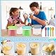 Behälter für Ninja Creami Eismaschine,4 stück Ninja Creami Behälter, Ninja Creami Deluxe Behälter,Eiscreme Behälter für Ninja Creami,Creami Eiscreme Ersatzbehälter,für NC301 NC300 NC299AMZ-Serie