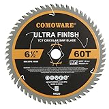 COMOWARE 6 1/2“ Circular Saw Blade, 60T ATB Circular Saw...