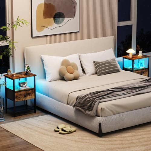 AMHANCIBLE Bedside Table Set - image 3