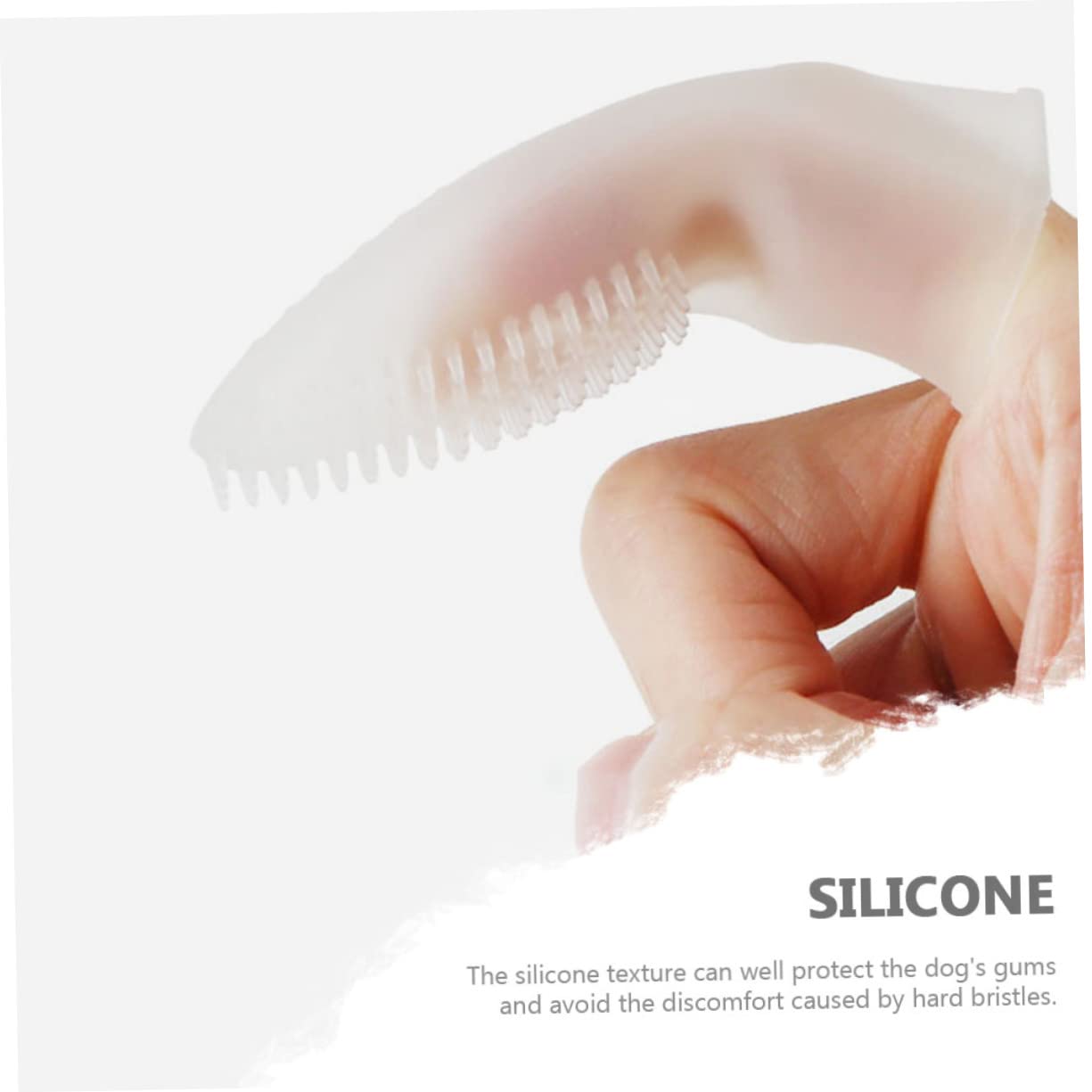BESPORTBLE 3pezzi Spazzolino Per Denti Silicone Per Strumento Pulizia Sicuro Orale Domestici Per e Gattini